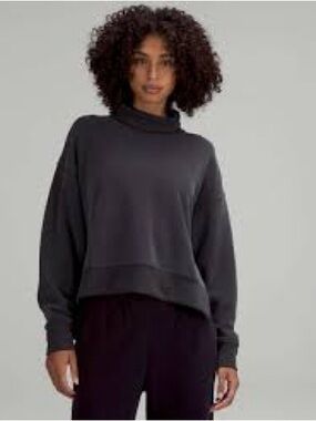lululemon athletica Charcoal Mock-Turtleneck Sweater